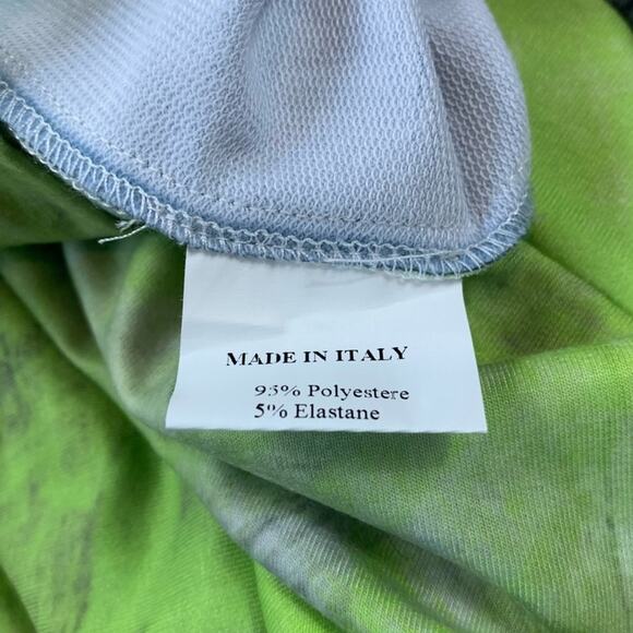 Miss Leod watercolor girl green dress, size 40 or small - Picture 5 of 6